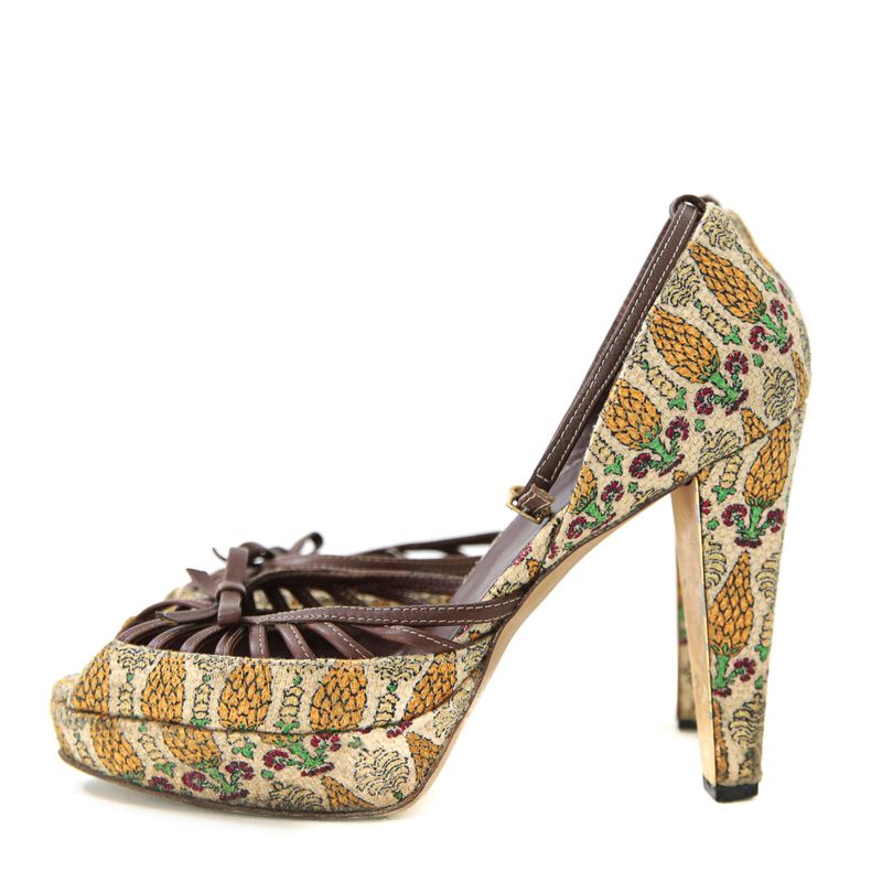 62721-Sandalia-Gucci-Tecido-Marrom-Estampada