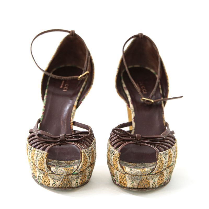 62721-Sandalia-Gucci-Tecido-Marrom-Estampada