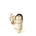 Clutch-Gucci-Horsebit-Couro-Bege
