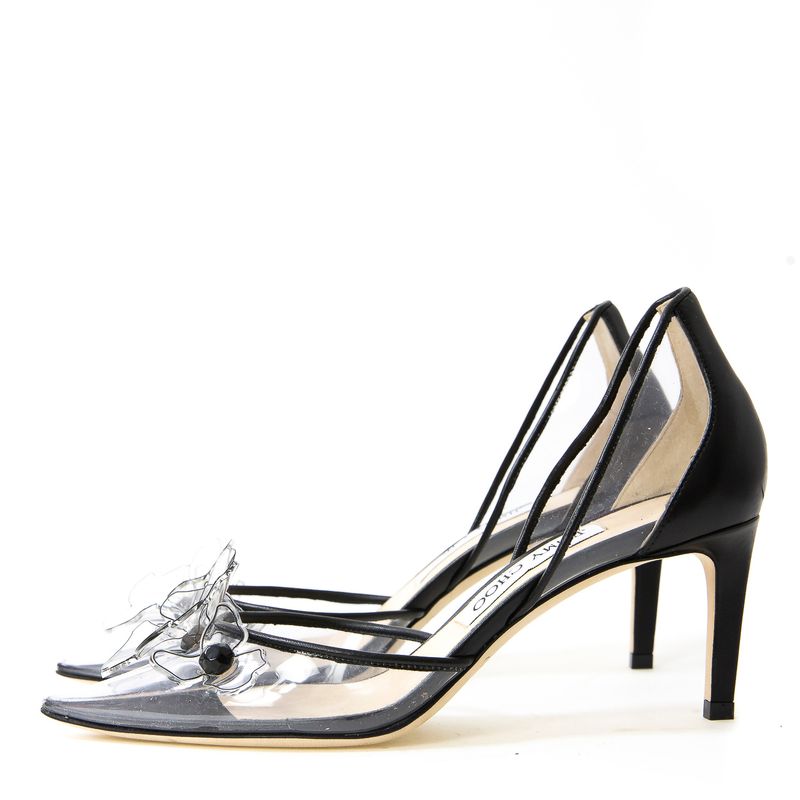 Scarpin-Jimmy-Choo-Couro-e-Vinil