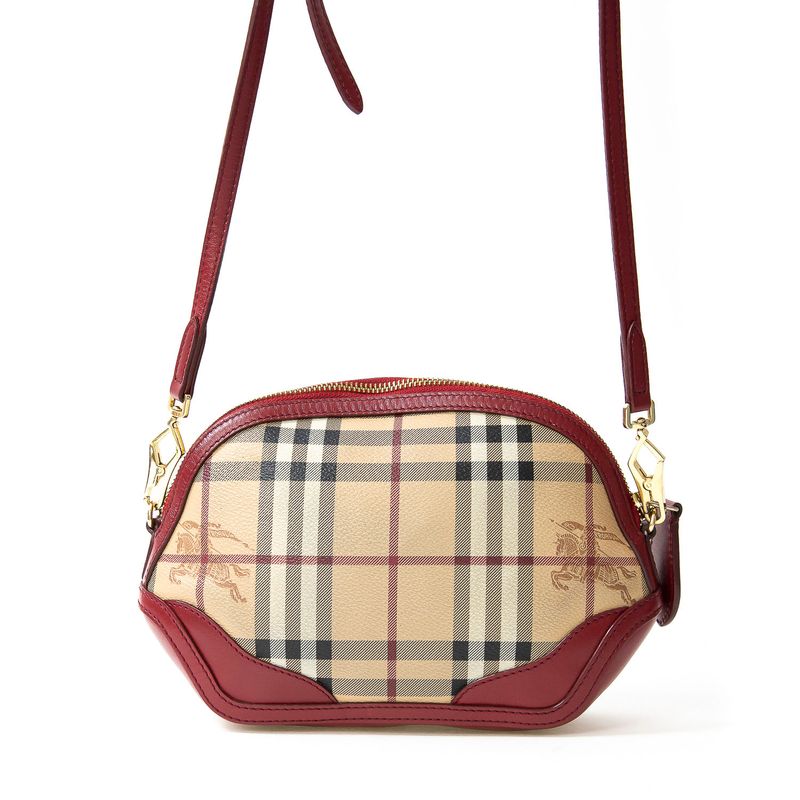 Bolsa-Burberry-House-Check-Couro-Vermelho