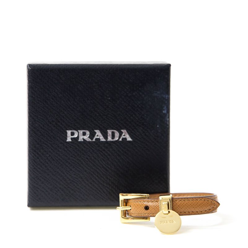 Pulseira-Prada-Saffiano-Bege