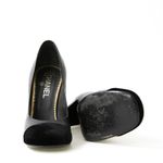 Pump-Chanel-Couro-e-Veludo-Preto