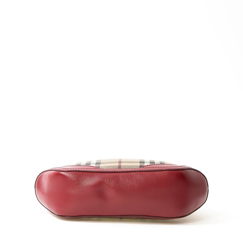Bolsa-Burberry-House-Check-Couro-Vermelho