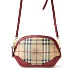 Bolsa-Burberry-House-Check-Couro-Vermelho