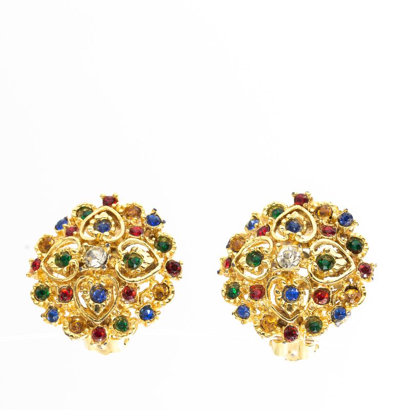 Brinco-de-Pressao-Vintage-Colorido-e-Dourado