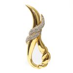 Broche-Dourado-com-Strass-Vintage