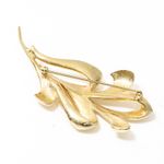 Broche-Flor-Dourado-Vintage