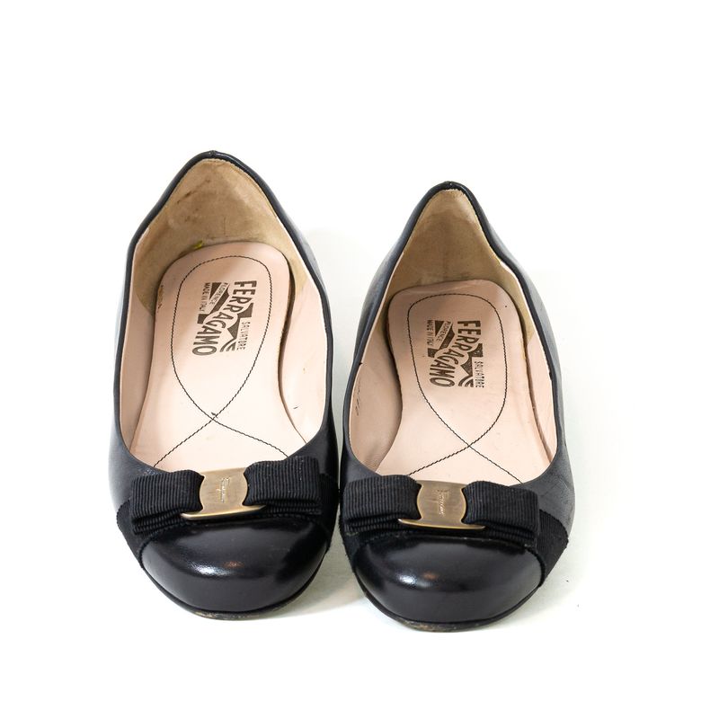 Sapatilha-Salvatore-Ferragamo-Vara-Bow-Preta
