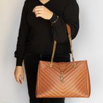 62446-Bolsa-Chanel-CC-Couro-Marrom-17
