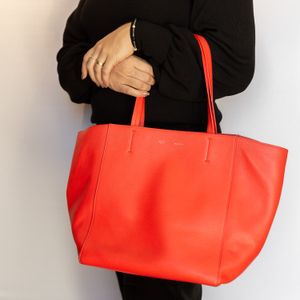 Bolsa Celine Tote Couro Vermelho