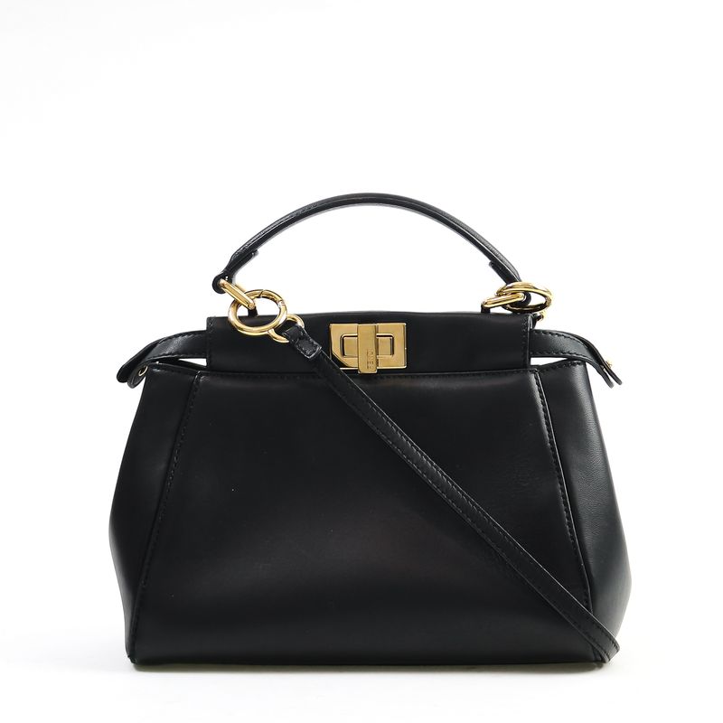 Bolsa-Fendi-Peekaboo-Preta-Mini