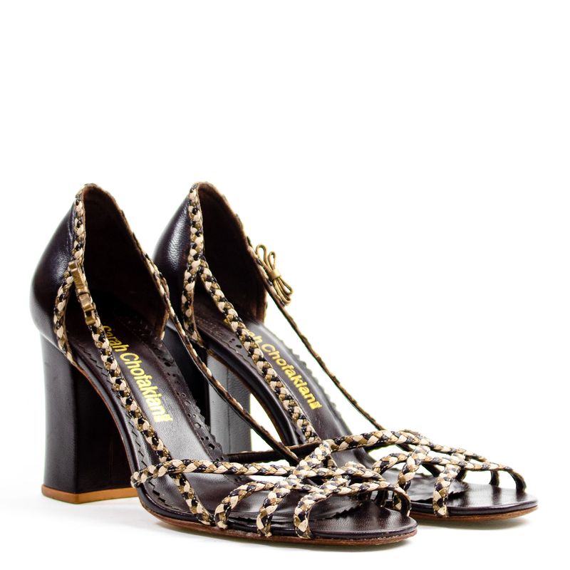 Sandalia-Sarah-Chofakian-Marrom-Tresse