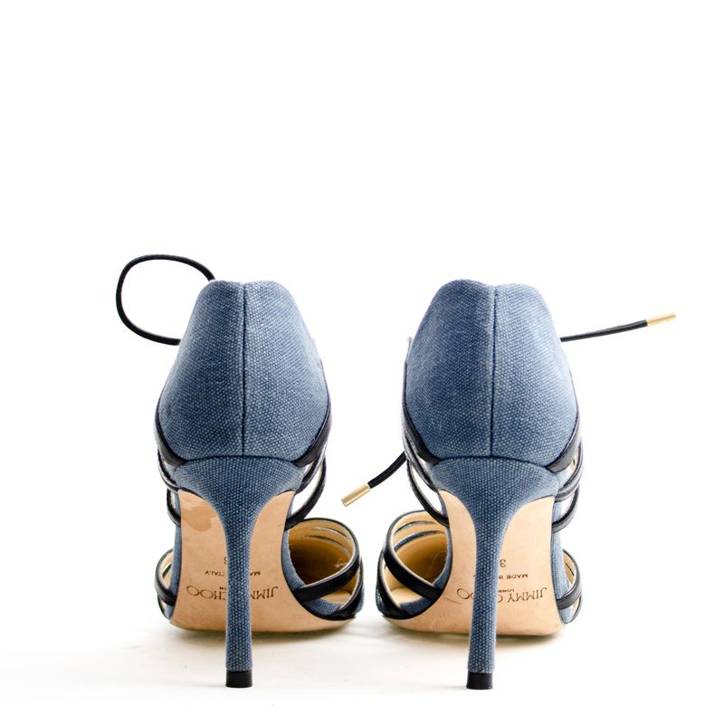 Scarpin-Jimmy-Choo-Tecido-Azul