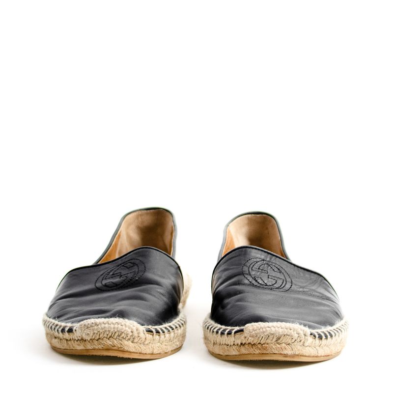 Espadrille-Gucci-Couro-Branco-e-Preto