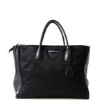 Bolsa-Prada-Nylon-e-Couro-Preto