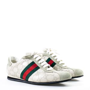 Tênis Gucci Guccissima Cinza