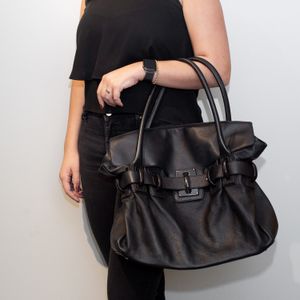 Bolsa Salvatore Ferragamo Couro Preto
