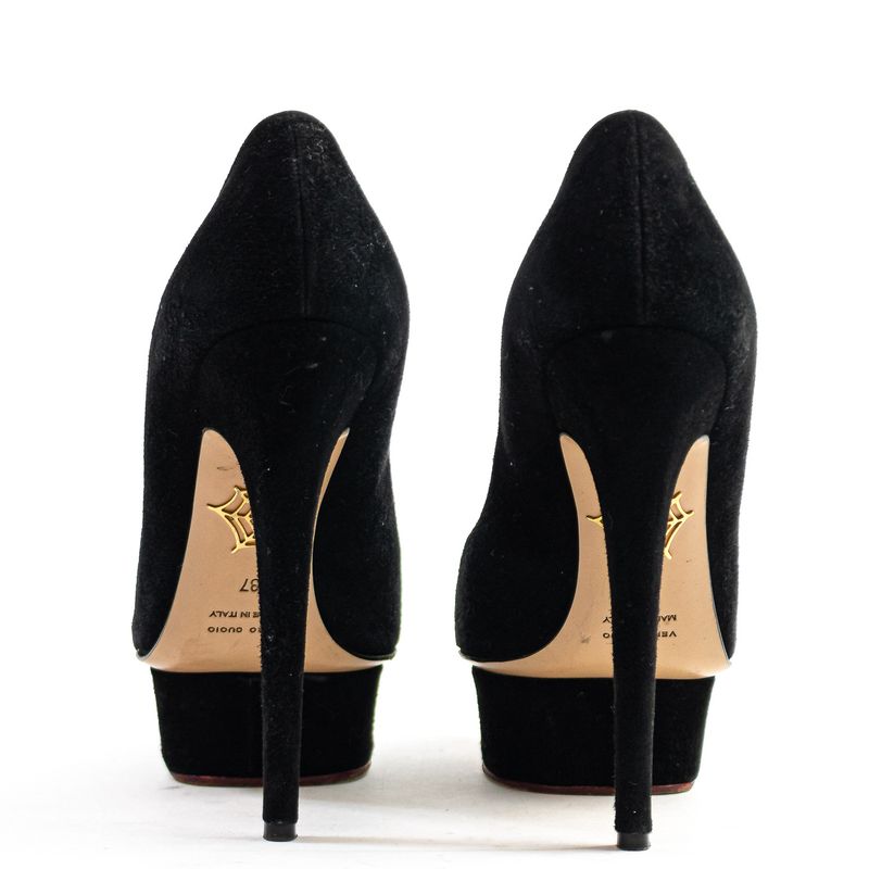 Pump-Charlotte-Olympia-Camurca-Preto