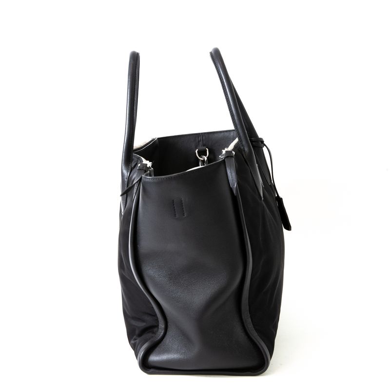 Bolsa-Prada-Nylon-e-Couro-Preto