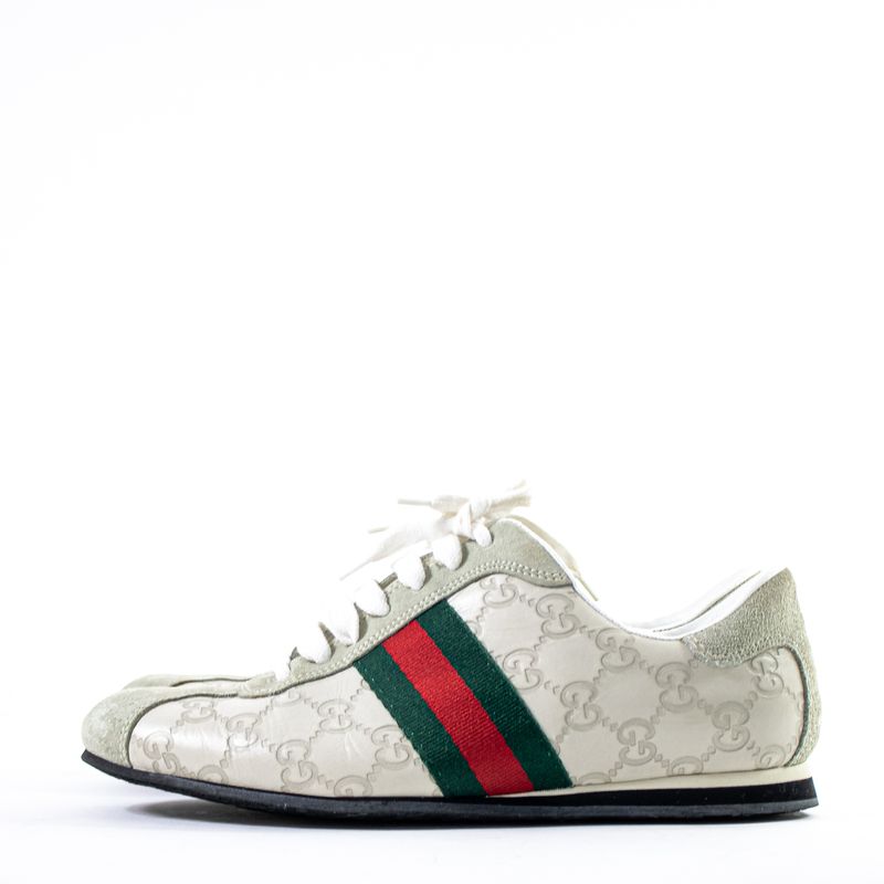 Tenis-Gucci-Guccissima-Cinza