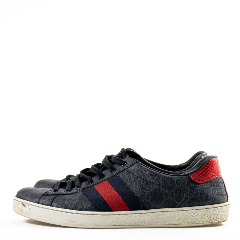Tenis-Gucci-Jacquard-Preto