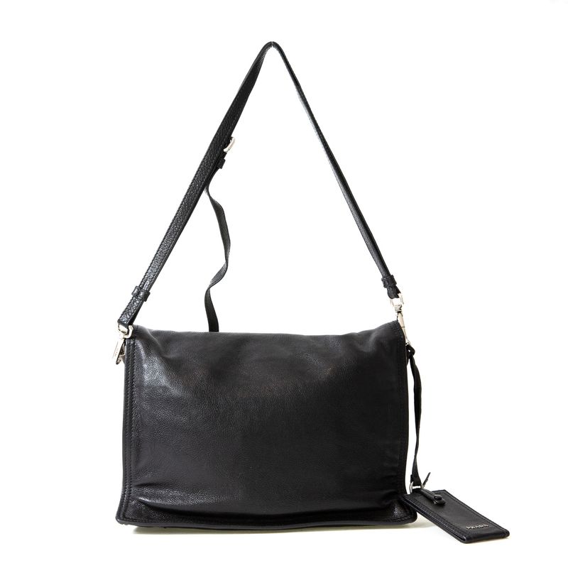 Bolsa-Prada-Messenger-Couro-Preto