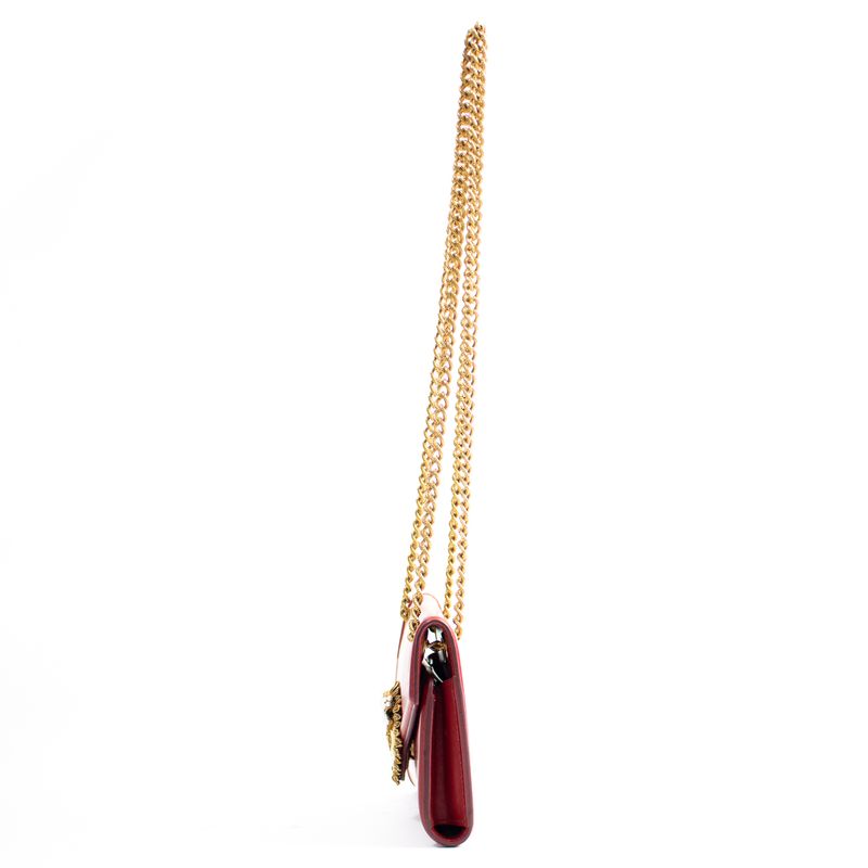 Bolsa-Dolce---Gabbana-Devotion-Couro-Vermelho
