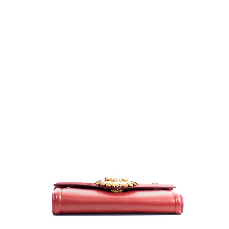Bolsa-Dolce---Gabbana-Devotion-Couro-Vermelho