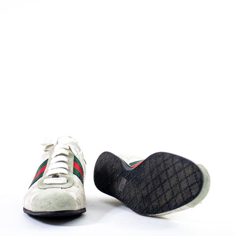 Tenis-Gucci-Guccissima-Cinza