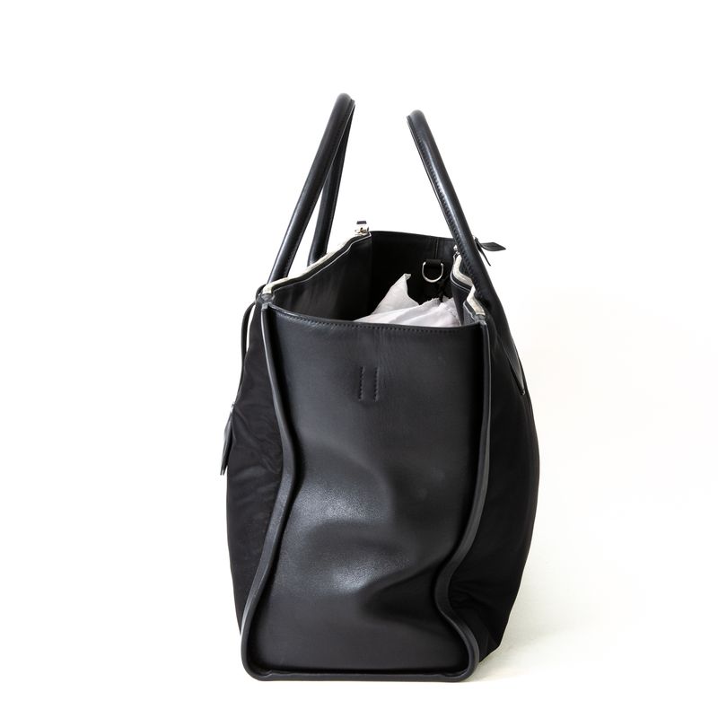 Bolsa-Prada-Nylon-e-Couro-Preto