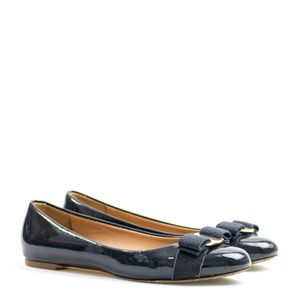 Sapatilha Salvatore Ferragamo Verniz Azul