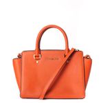 Bolsa-Michael-Kors-Couro-Laranja
