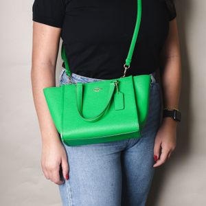Bolsa Coach Couro Verde
