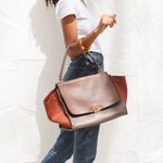 Bolsa-Celine-Trapeze-Tricolor