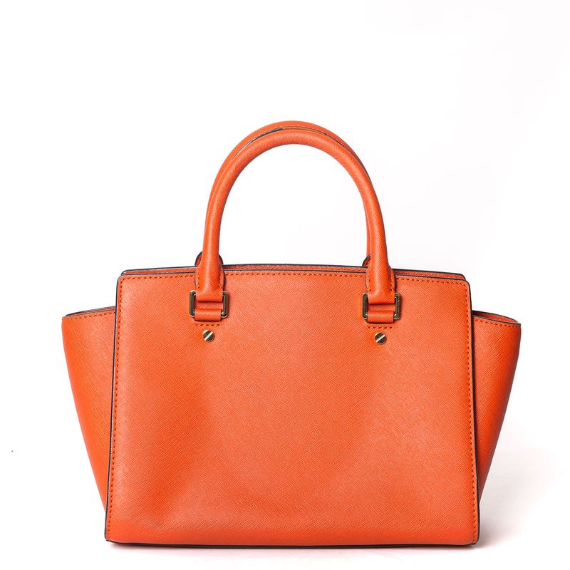 Bolsa-Michael-Kors-Couro-Laranja