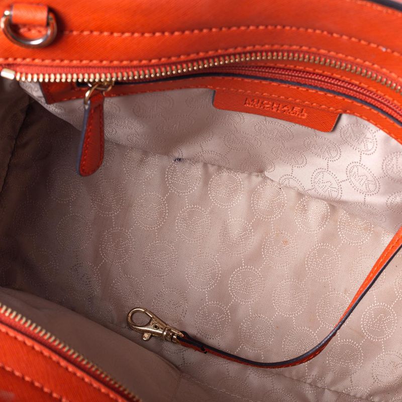 Bolsa-Michael-Kors-Couro-Laranja