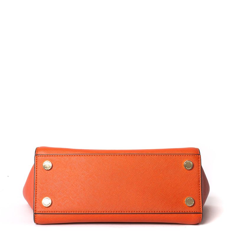 Bolsa-Michael-Kors-Couro-Laranja