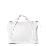 Bolsa-Chanel-Tote-Couro-Branco