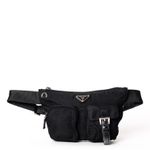 Pochete-Prada-Nylon-Preto