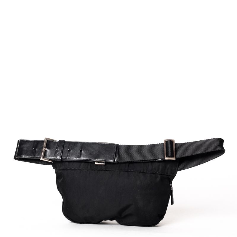 Pochete-Prada-Nylon-Preto
