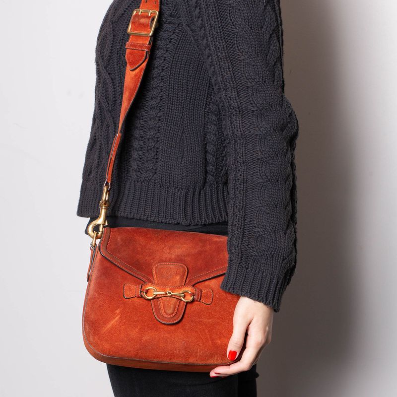 62949-Bolsa-Gucci-Horsebit-Camurca-Laranja-verso
