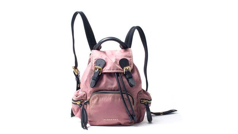 Mochila 2025 burberry rosa