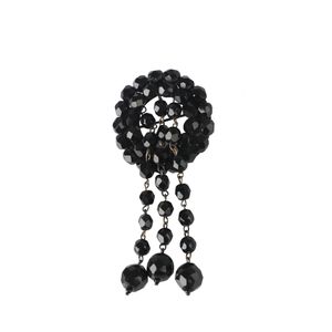 Broche DM Cristal Chuveiro Preto