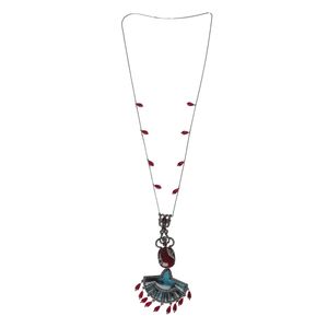 Colar KJL Cristais Azul