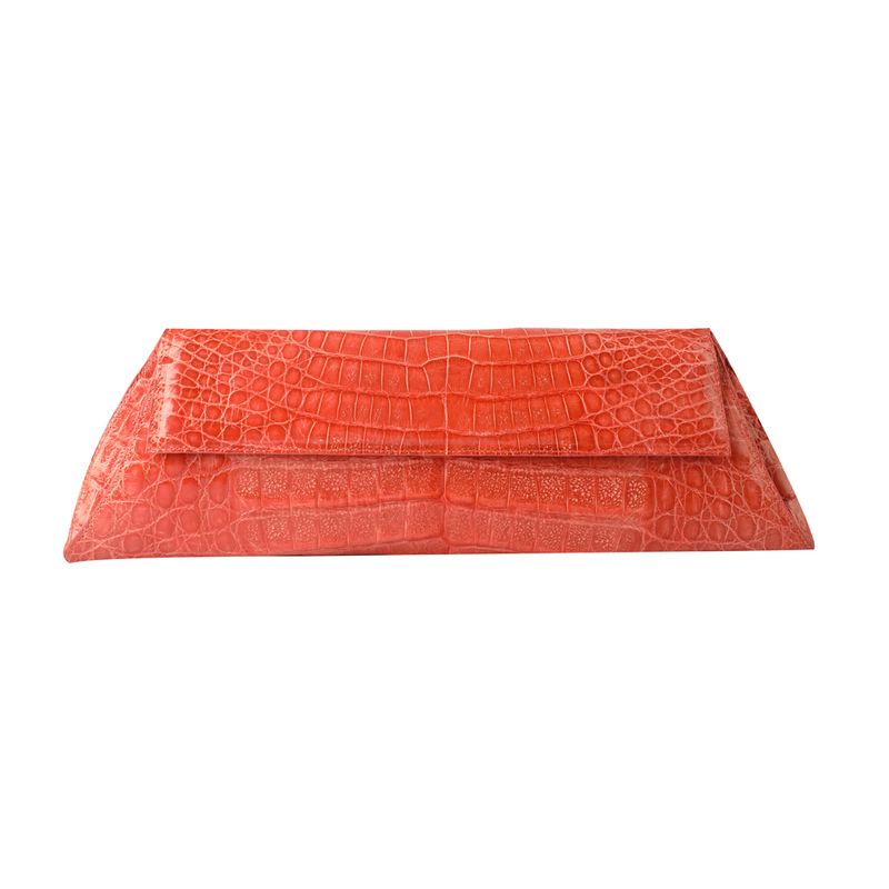 Clutch-Nancy-Gonzales-Envelope-Croco-Coral