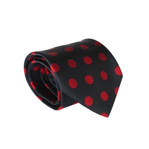 Gravata DKNY Pois Seda Marinho