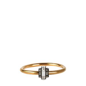 Pulseira Lanvin Aro Strass Dourada