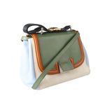 Bolsa-Fendi-Carteiro-Canvas-Couro-Verde