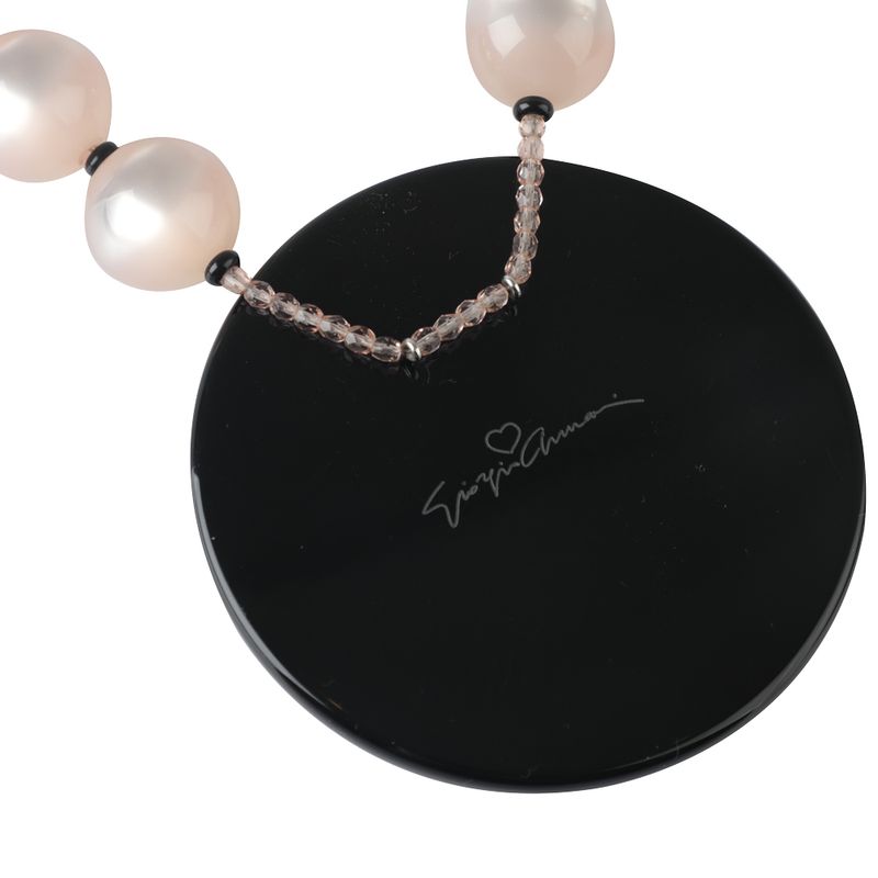 Colar-Giorgio-Armani-Perolas-Rosa